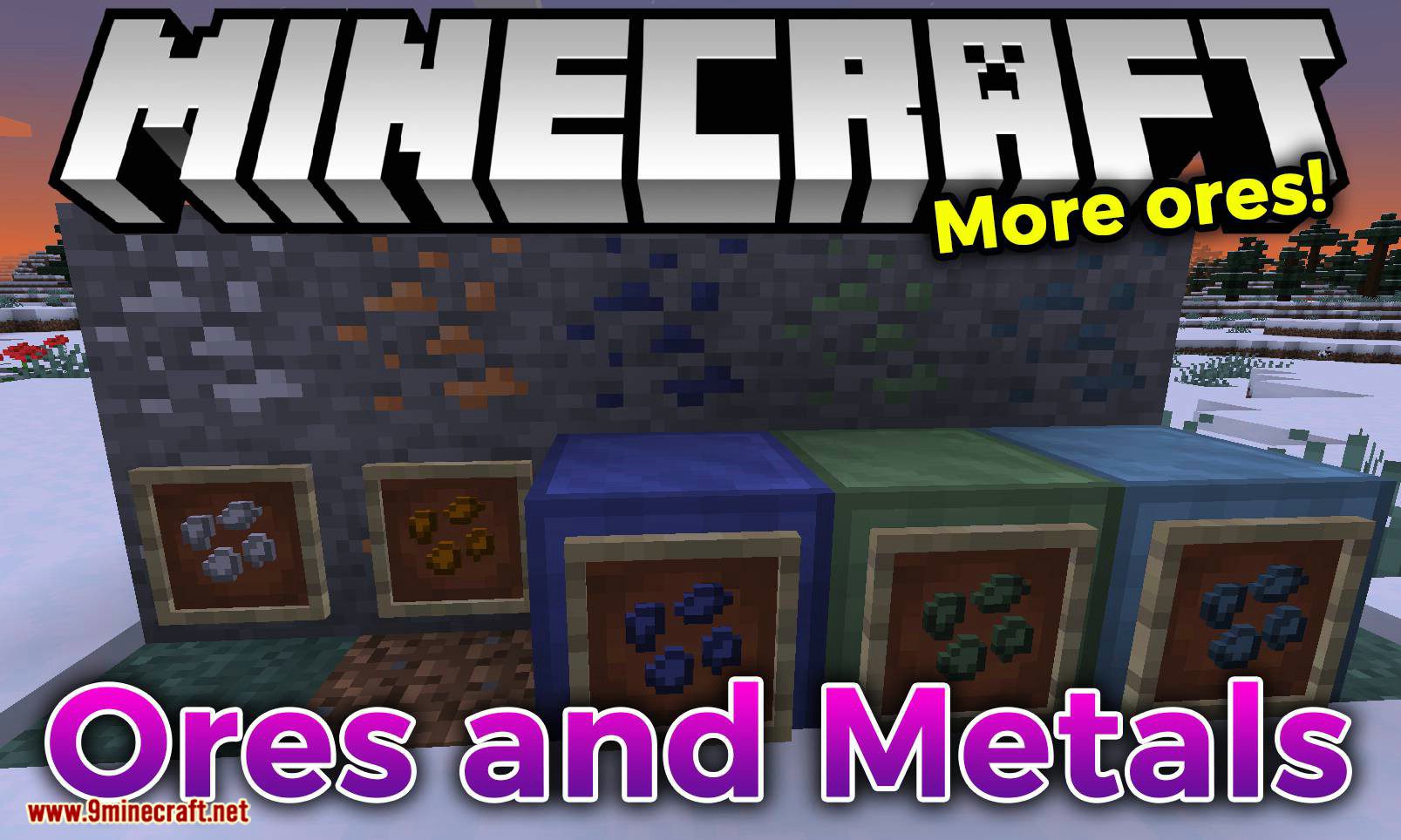 Ores and Metals Mod 1.17.1, 1.15.2 (More Ores from RuneScape) 1