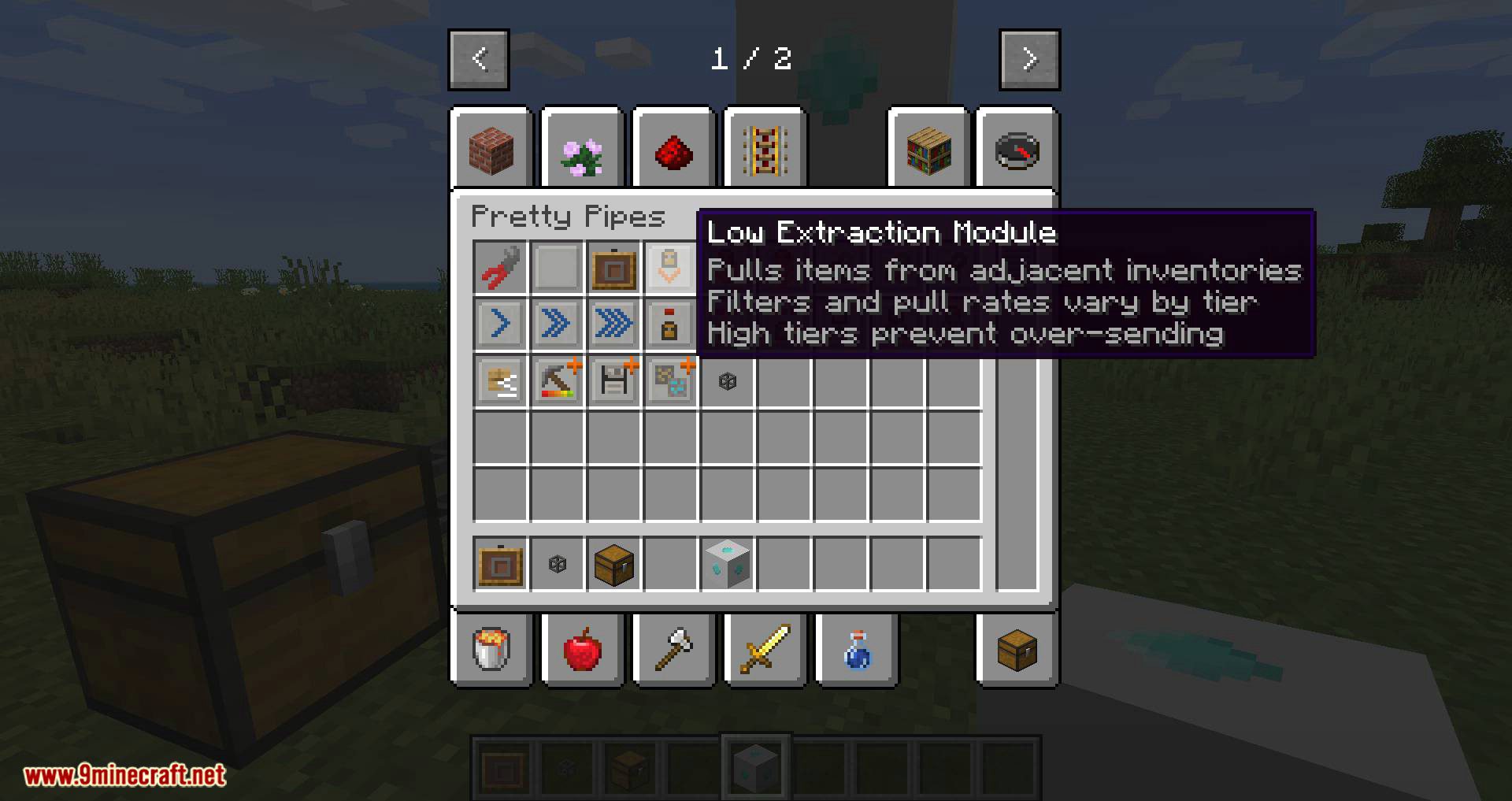 Pretty Pipes Mod (1.20.1, 1.19.2) - All-inclusive Item Transport 4