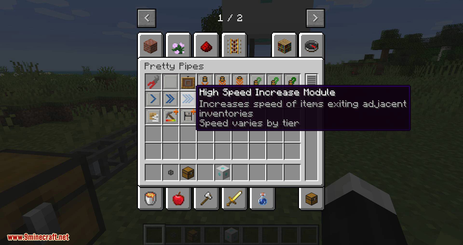 Pretty Pipes Mod (1.20.1, 1.19.2) - All-inclusive Item Transport 6