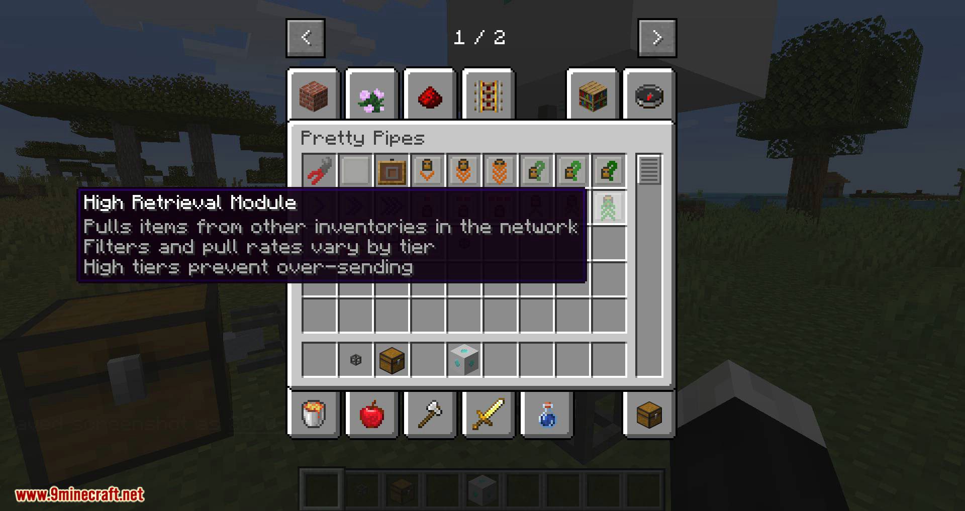 Pretty Pipes Mod (1.20.1, 1.19.2) - All-inclusive Item Transport 11