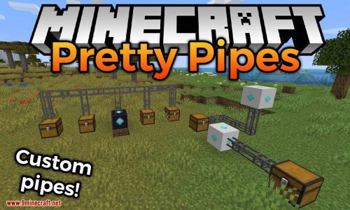 Pretty Pipes Mod (1.21.1, 1.20.1) – All-inclusive Item Transport Thumbnail