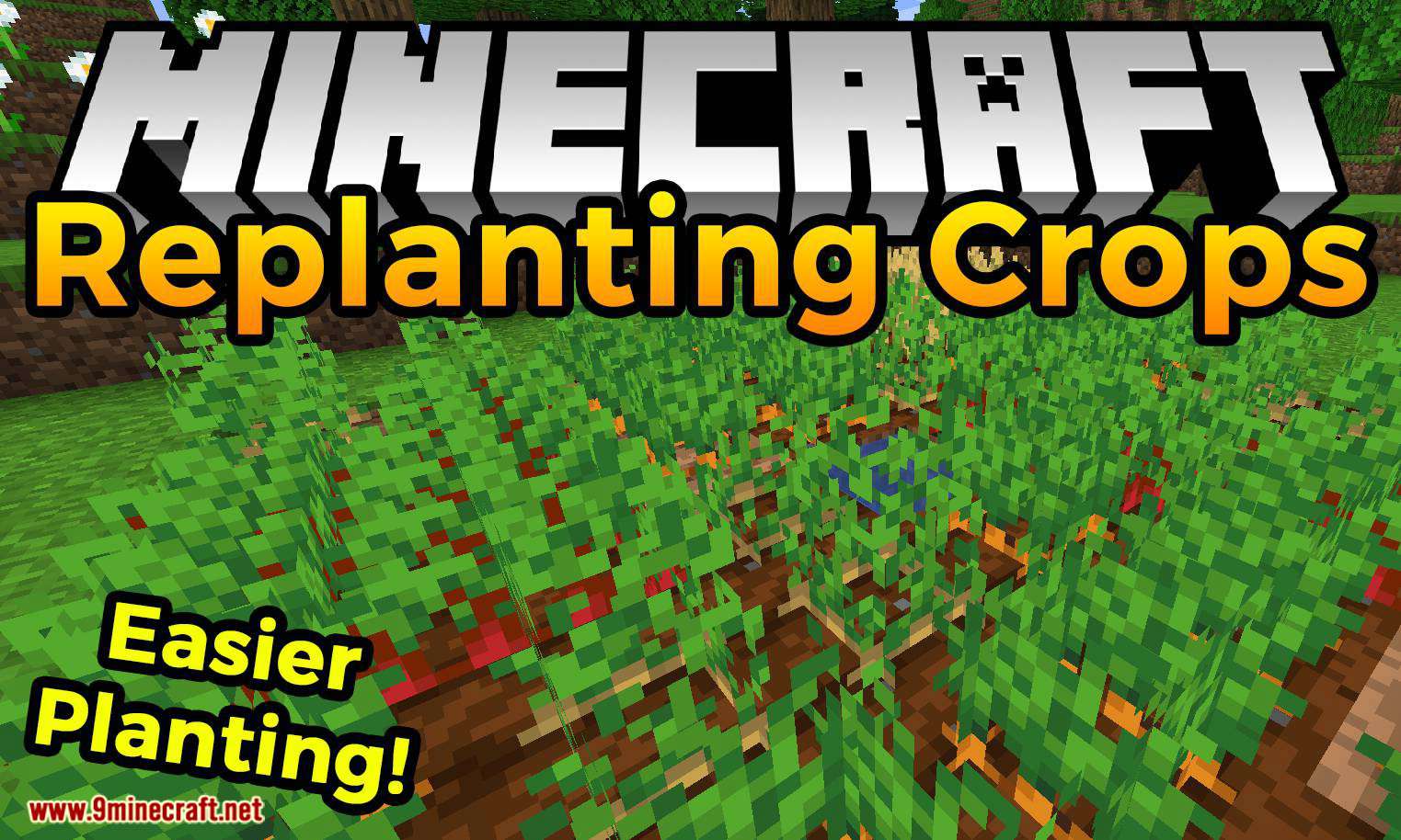 Replanting Crops Mod (1.20.4, 1.19.4) - Auto Replants/Replaces/Reseeds 1