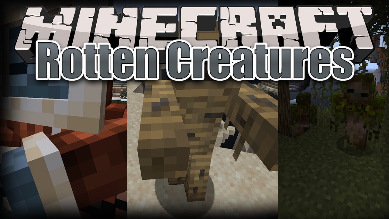 Rotten Creatures Mod (1.19.3, 1.18.2) - Rotten Zombies, Unique Mob 1