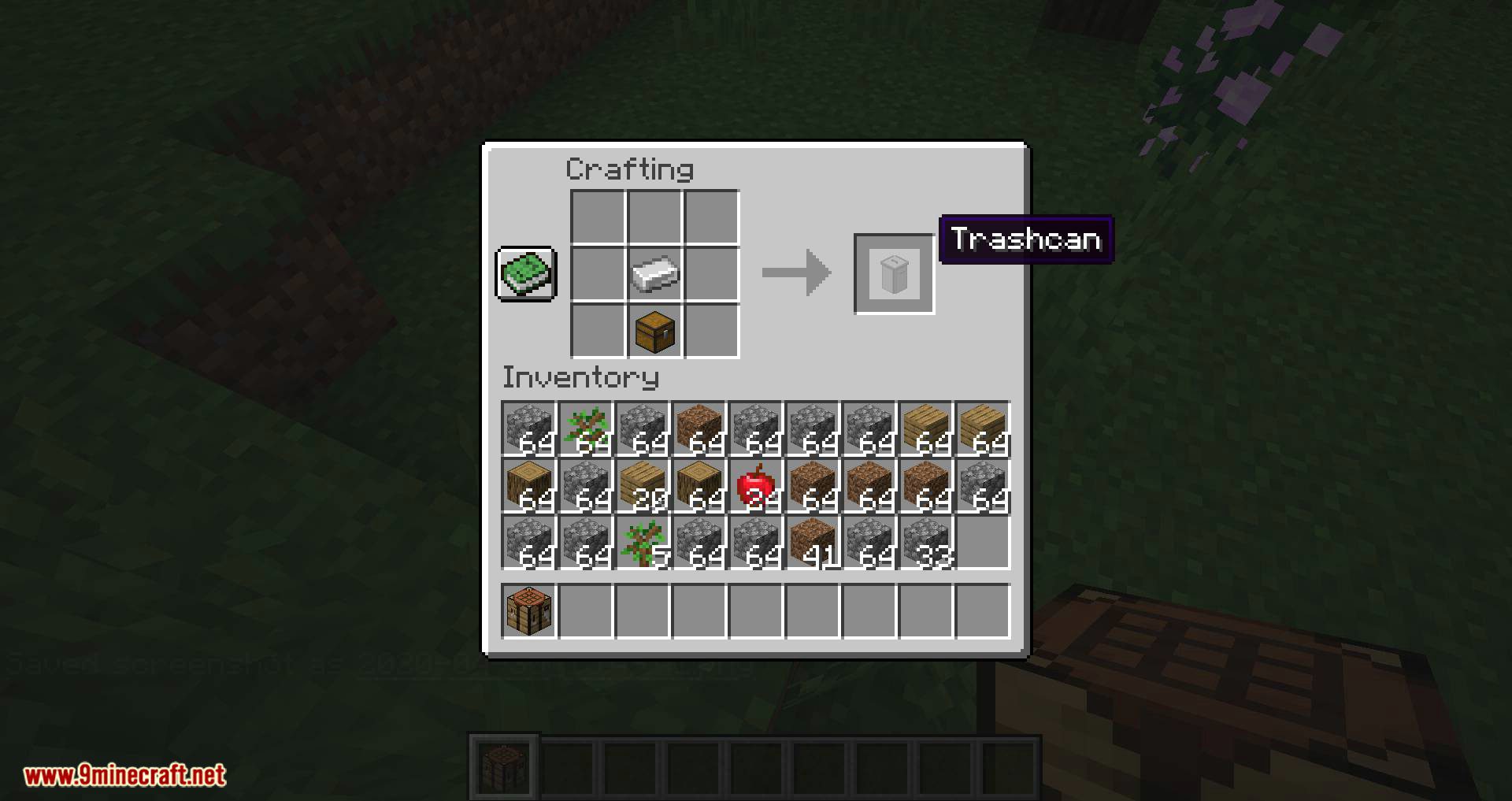 Trash Mod 1.15.2 (Dispose Your Items) 7