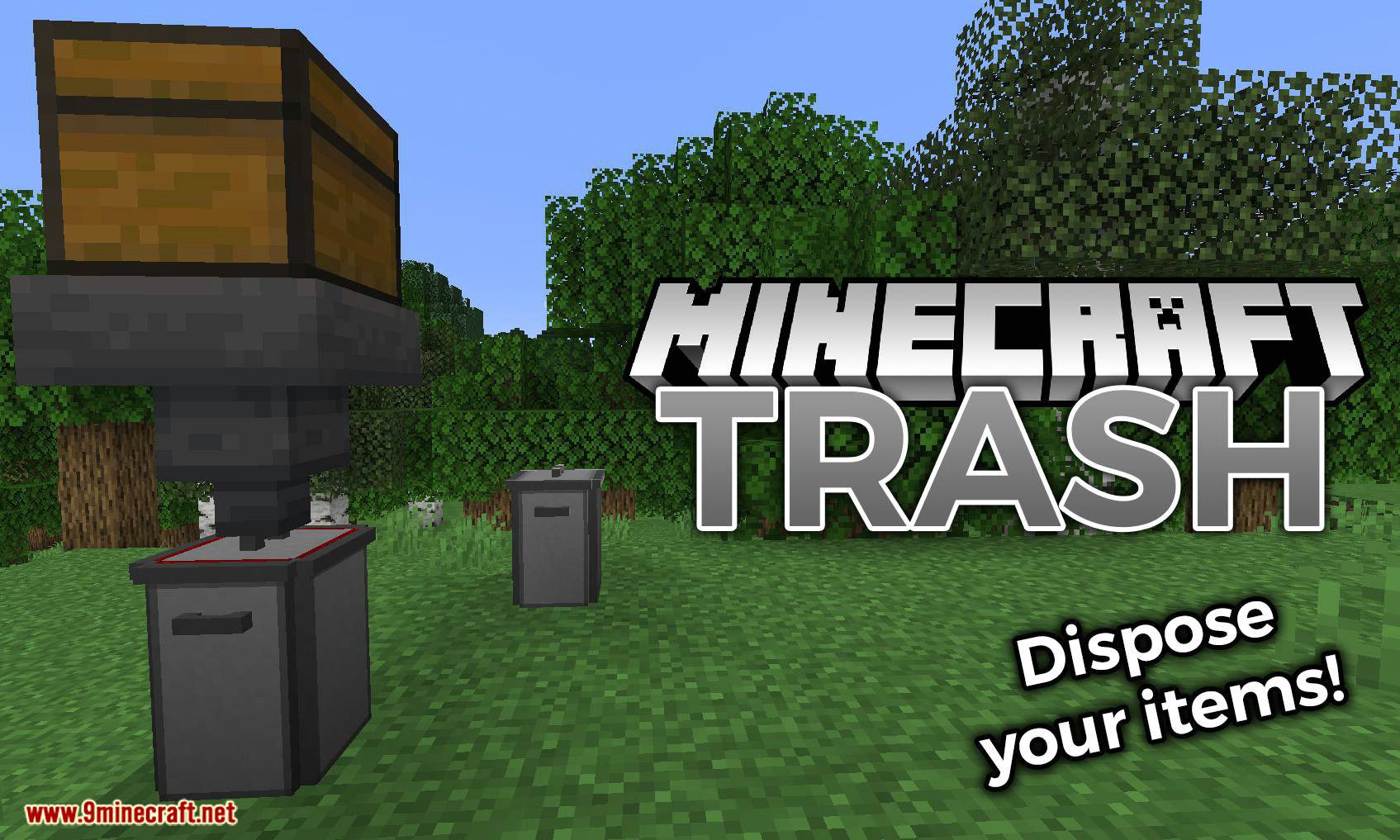 Trash Mod 1.15.2 (Dispose Your Items) 1