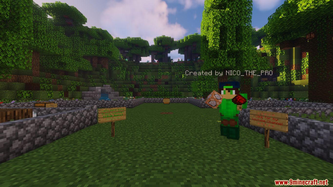 Unfair Trees Map 1.14.4 for Minecraft 2