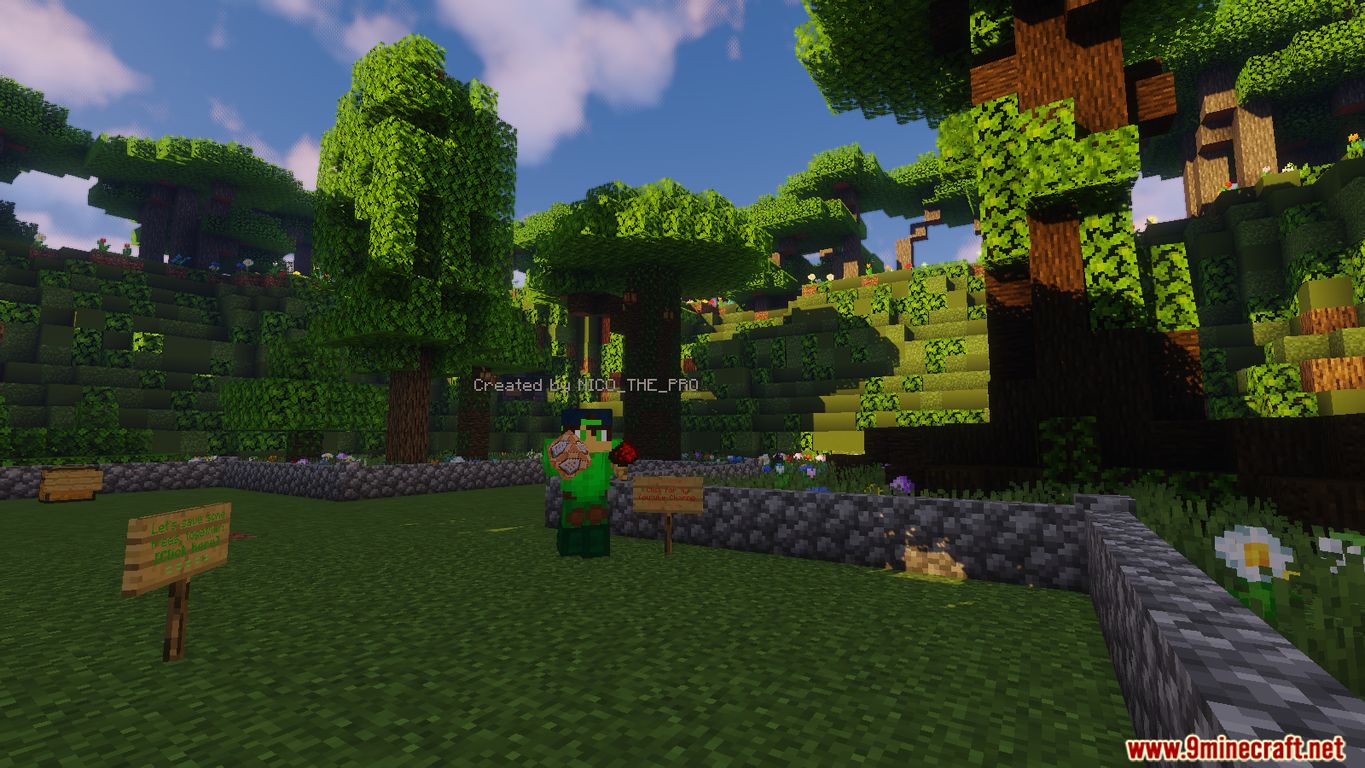 Unfair Trees Map 1.14.4 for Minecraft 3