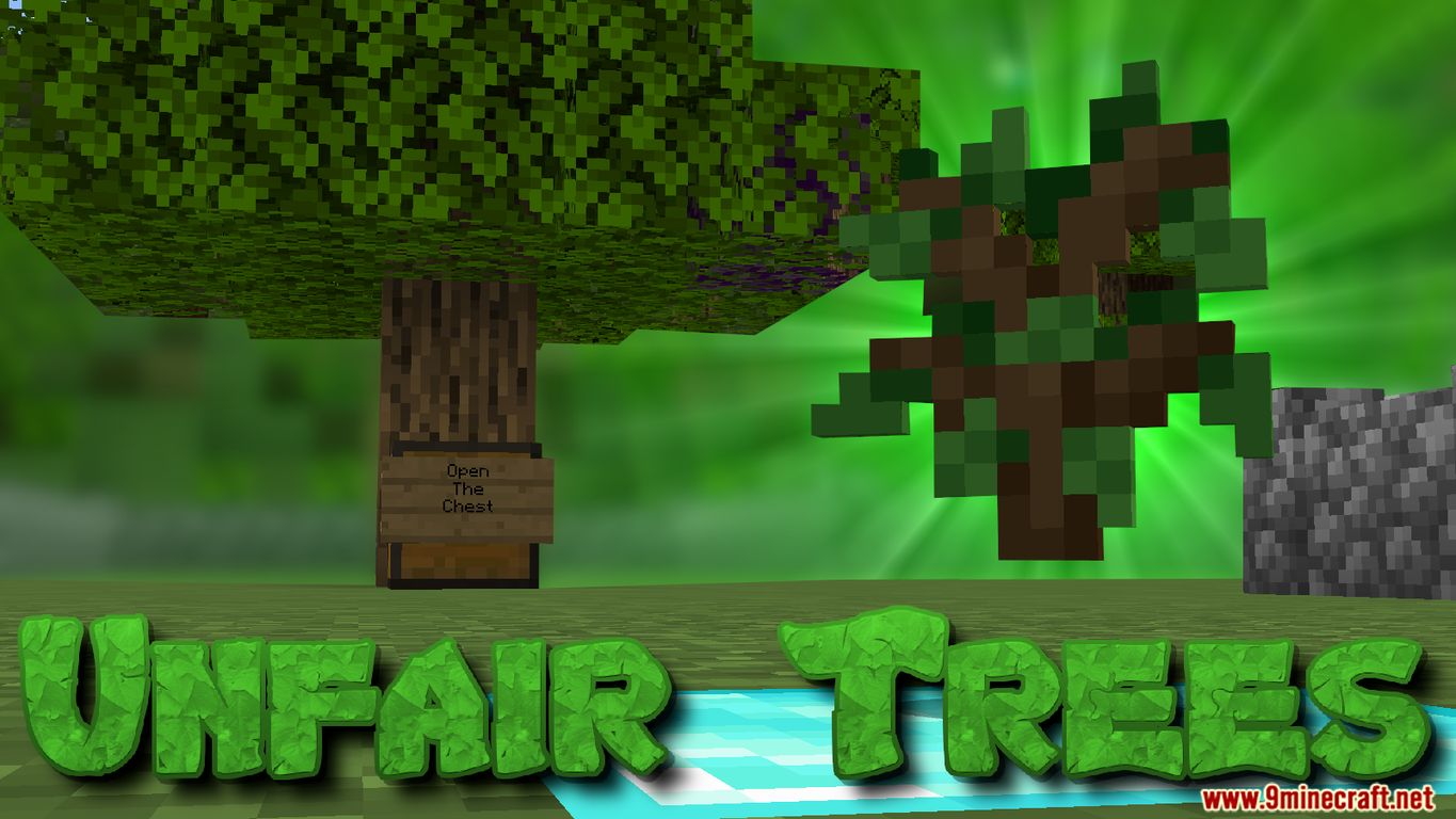 Unfair Trees Map 1.14.4 for Minecraft 1