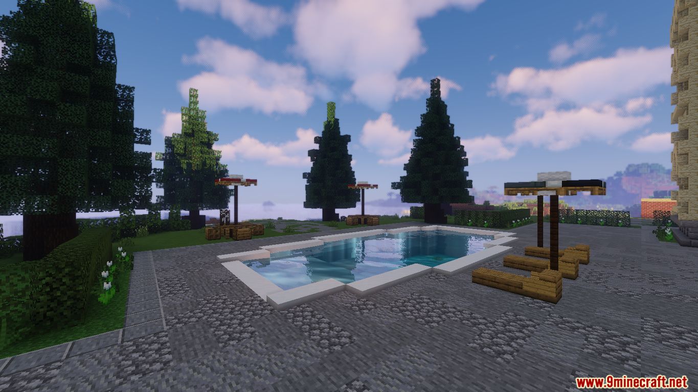 Victorian Lake Mansion Map 1.14.4 for Minecraft 13