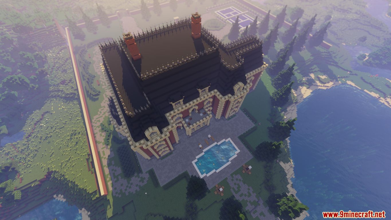 Victorian Lake Mansion Map 1.14.4 for Minecraft 14