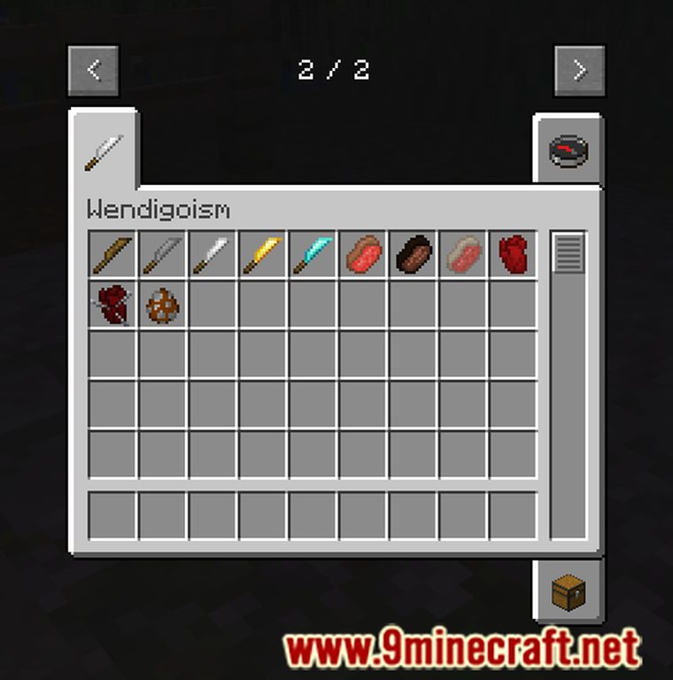 Wendigonism Mod 1.16.4, 1.15.2 (Cannibalism, Food, Wendigos) 5