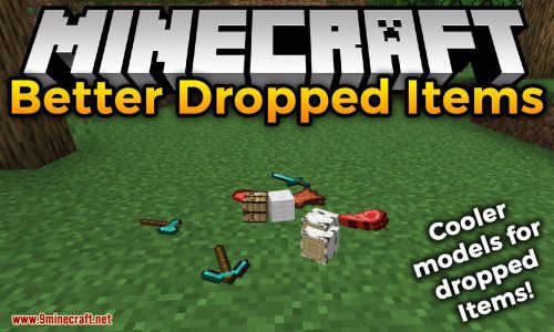 Better Dropped Items Mod (1.19.2, 1.18.2) – Cooler Models Thumbnail