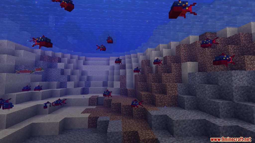 Blood in The Water Mod 1.15.2 (Piranha, Killer Fish) 7