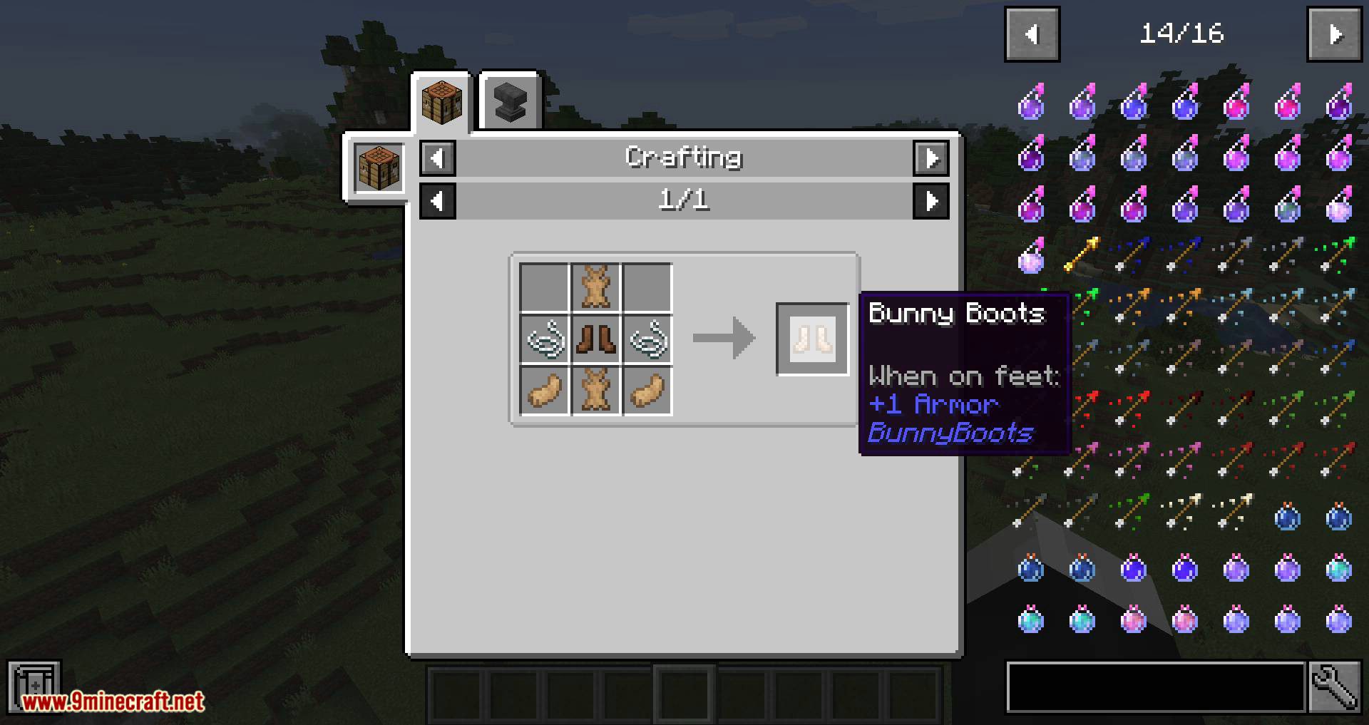 Bunny Boots Mod (1.16.5, 1.15.2) - Like a Rabbit 2