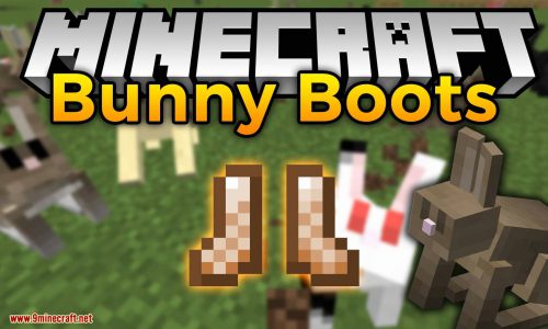 Bunny Boots Mod (1.16.5, 1.15.2) – Like a Rabbit Thumbnail