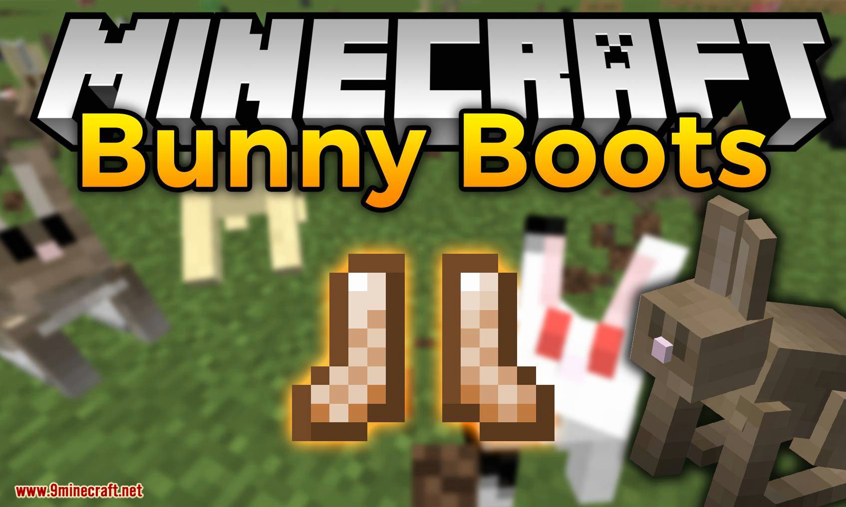 Bunny Boots Mod (1.16.5, 1.15.2) - Like a Rabbit 1