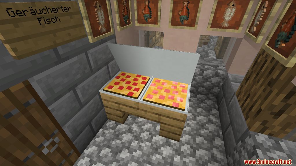 Delicious Dishes Mod 1.16.5, 1.15.2 (Pizza, Hamburger, Steak) 2