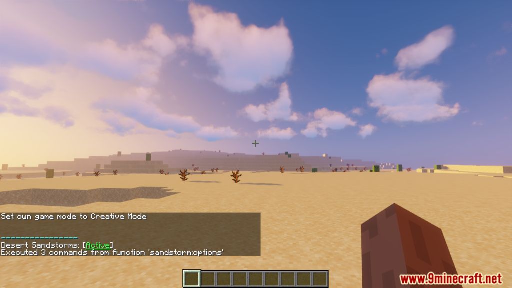 Desert Sandstorms Data Pack 1.16.5, 1.15.2 (Add Weather to Desert Biome) 2