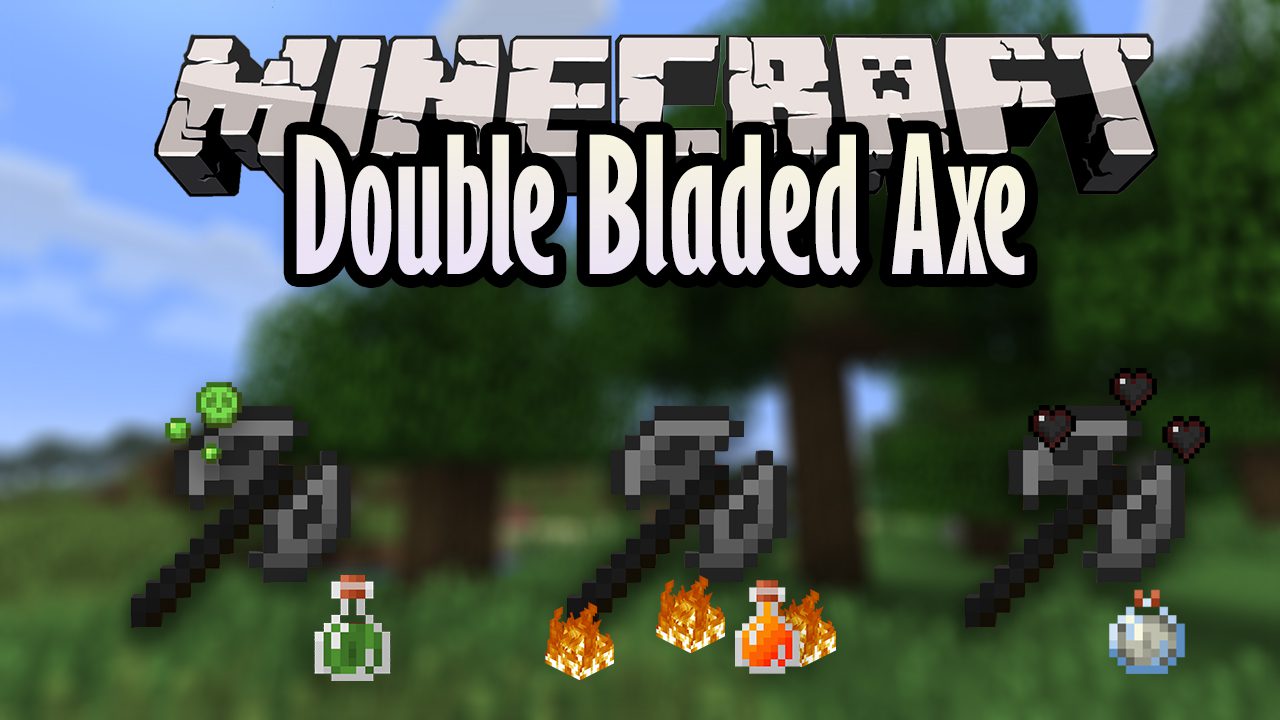 Double Bladed Axe Mod (1.16.5, 1.15.2) - Battle Axe 1