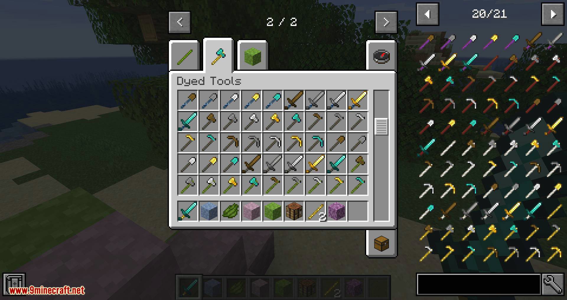 Dye Extension Mod (1.16.5, 1.15.2) - Too Many Dyed Items 13