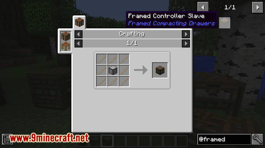 Framed Compacting Drawers Mod (1.20.2, 1.19.2) - Customizable Compact Drawers 4