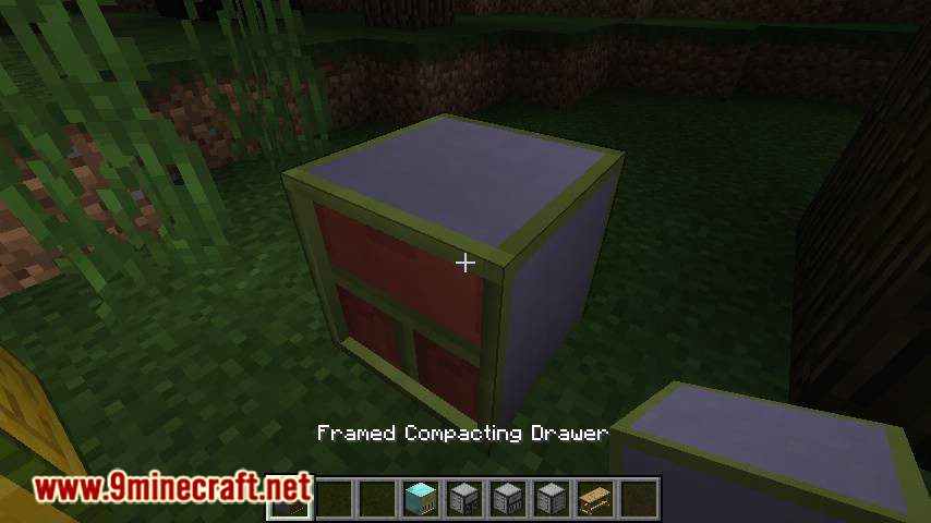 Framed Compacting Drawers Mod (1.20.2, 1.19.2) - Customizable Compact Drawers 12