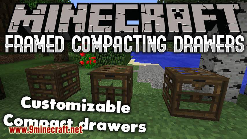 Framed Compacting Drawers Mod (1.20.2, 1.19.2) - Customizable Compact Drawers 1