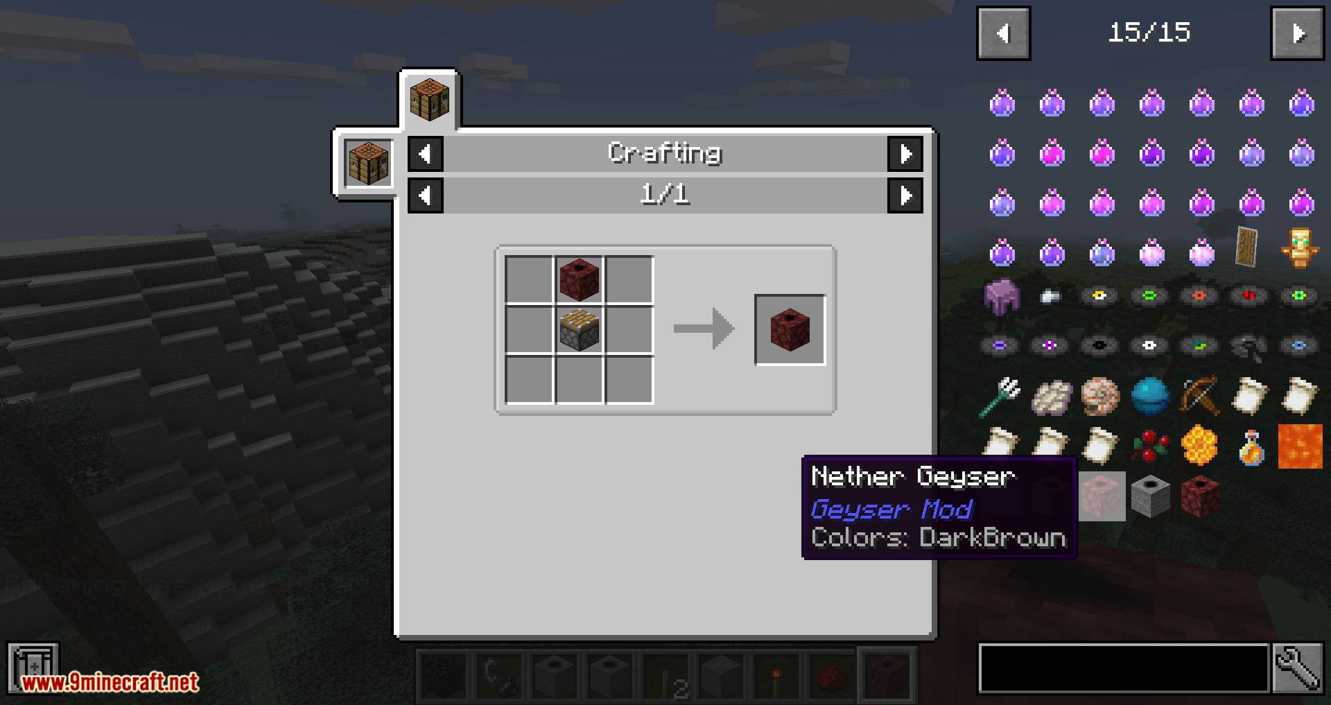 Geyser Mod (1.19.2, 1.18.2) - Generate Geysers Naturally 12