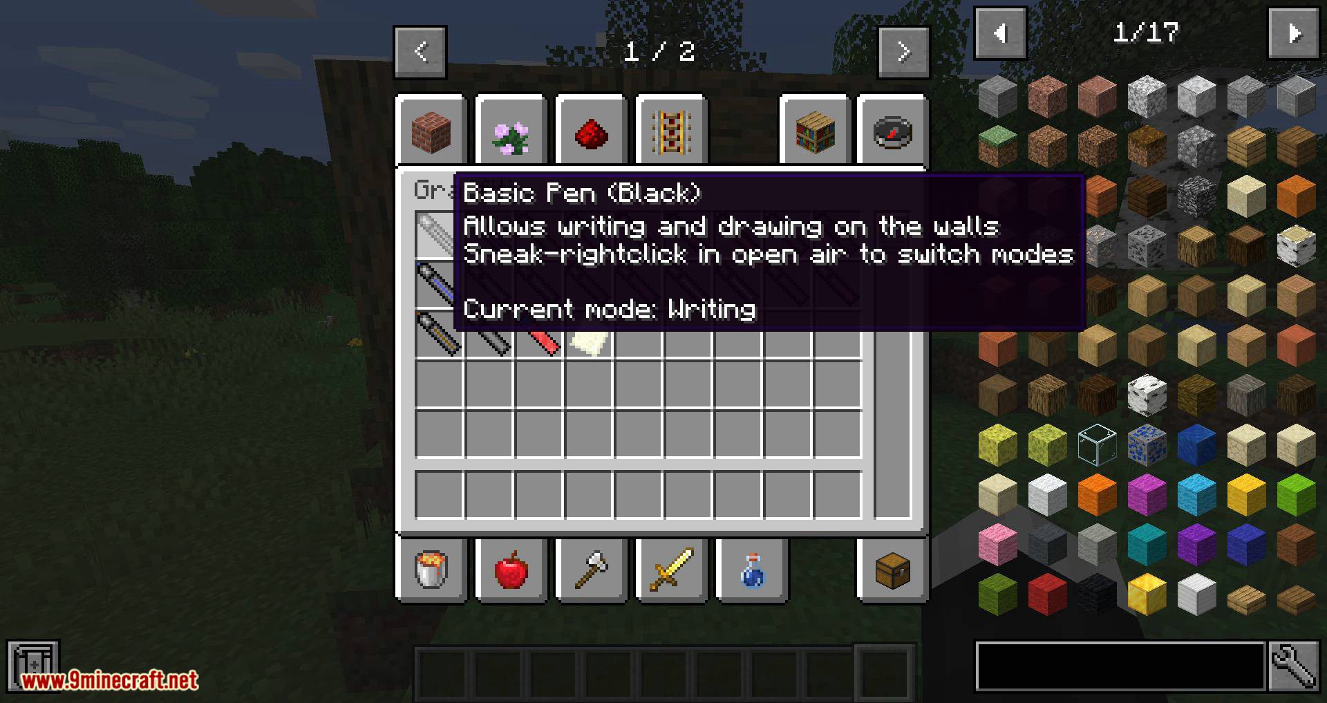 Graffiti Mod 1.15.2 (Write and Draw on the Walls) 2