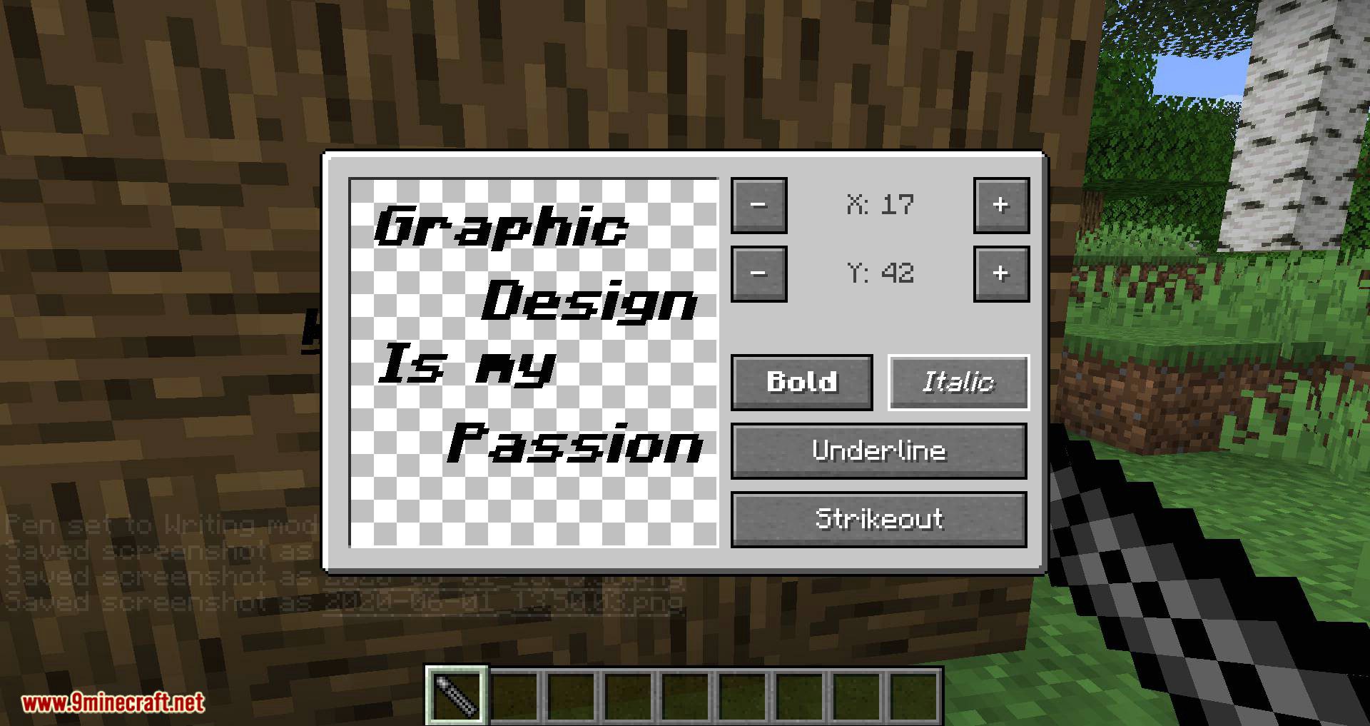 Graffiti Mod 1.15.2 (Write and Draw on the Walls) 9