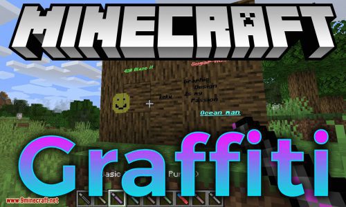 Graffiti Mod 1.15.2 (Write and Draw on the Walls) Thumbnail