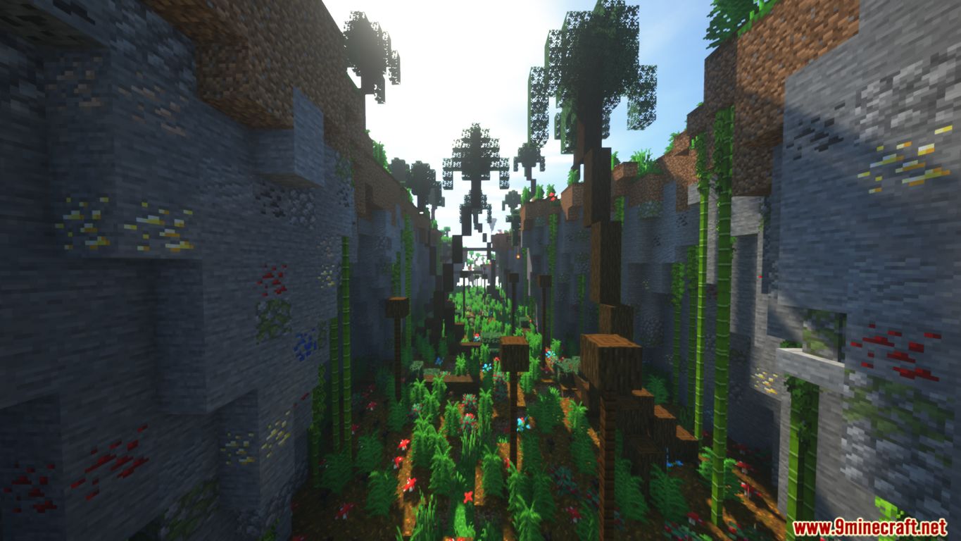Parkour Jungle Bow 2 Map 1.16.3 for Minecraft 4