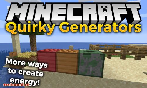 Quirky Generators Mod (1.18.2, 1.16.5) – More Ways to Create Energy Thumbnail