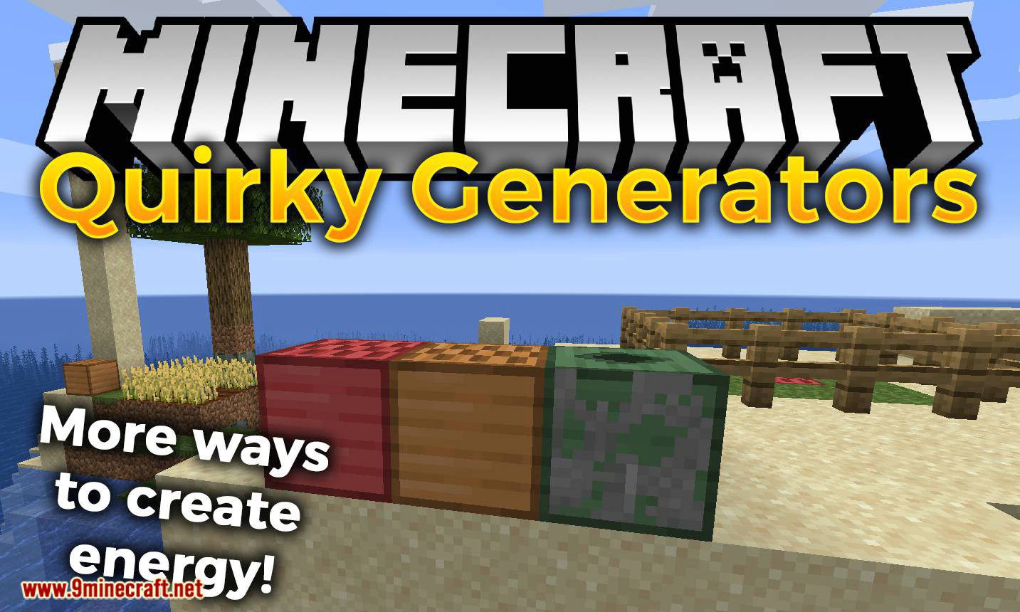 Quirky Generators Mod (1.18.2, 1.16.5) - More Ways to Create Energy 1