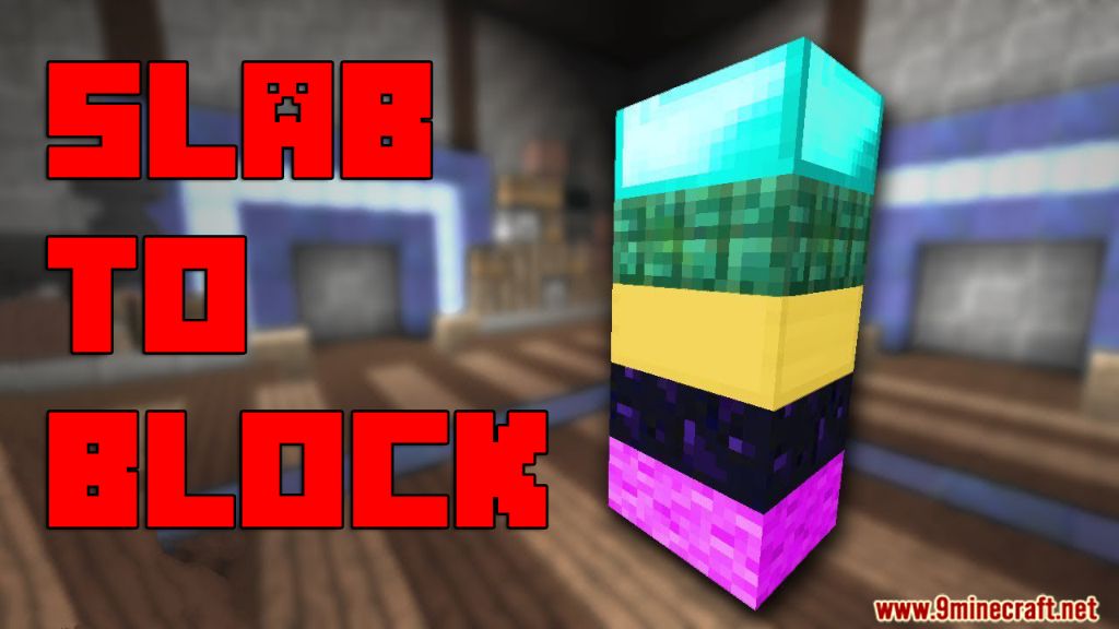 Recipes - Slab to Block Data Pack 1.17.1, 1.16.5 (Craft Block using Slab) 1