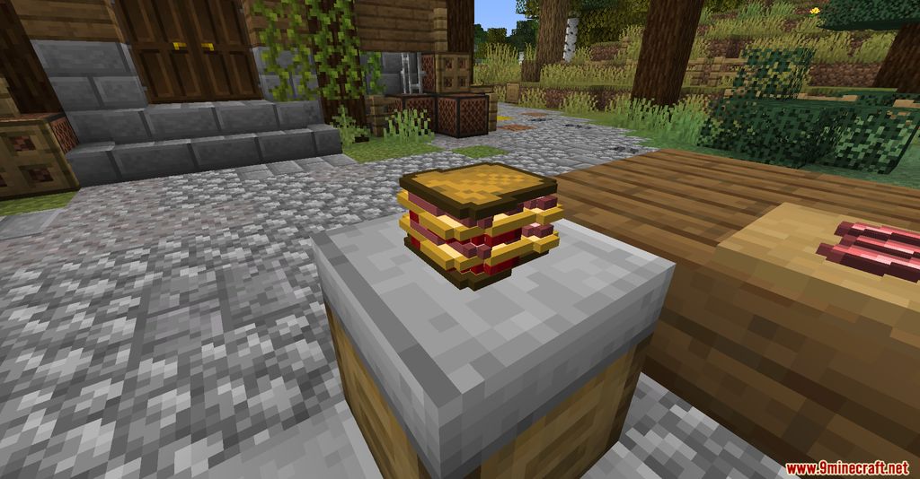 Sandwichable Mod (1.20.1, 1.19.1) - Unique Food System, Making Sandwiches 8