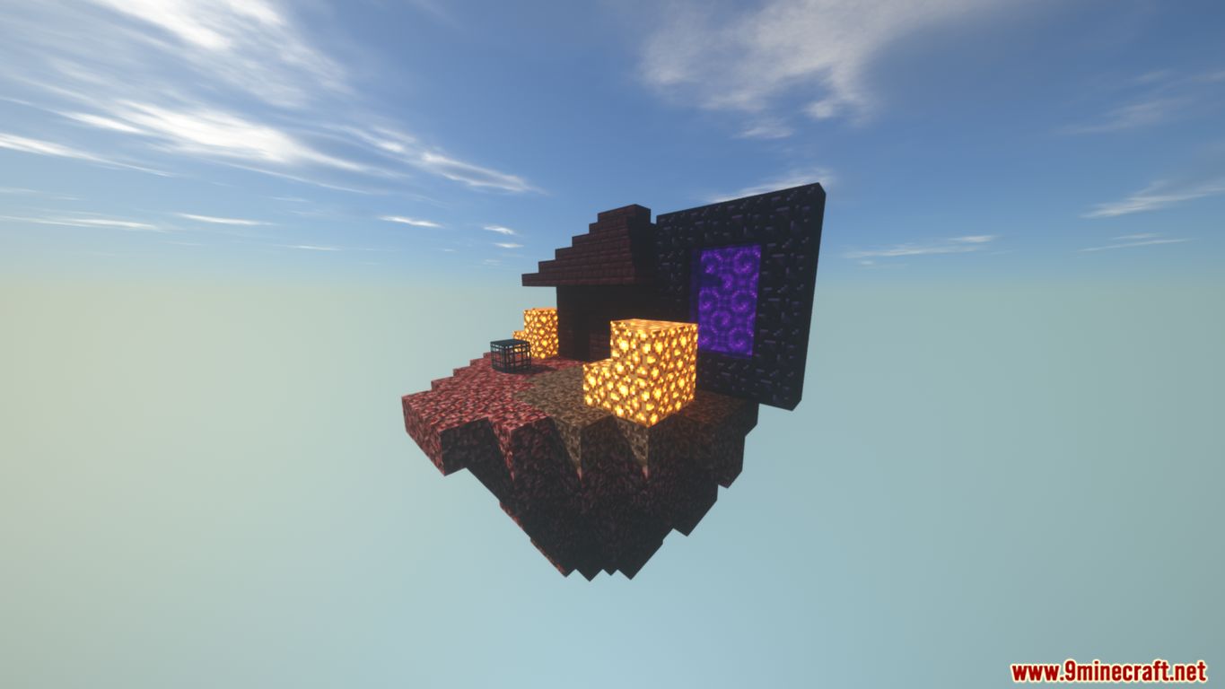 Simplified SkyWorldBlock Map 1.15.2 for Minecraft 4