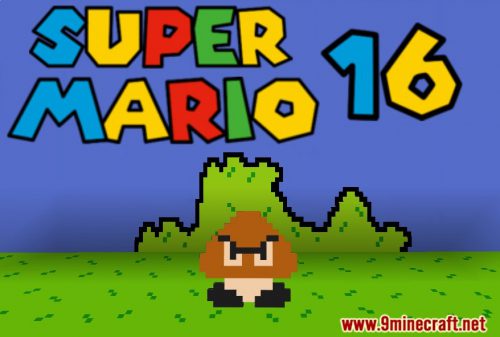 Super Mario 16 Map 1.15.2 for Minecraft Thumbnail