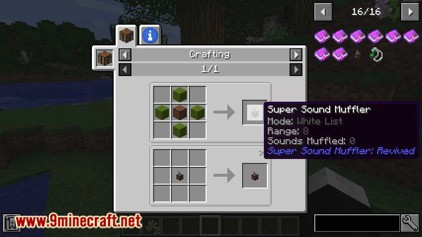 Super Sound Muffler: Revived Mod 1.12.2 (Muffle Annoying Sounds) 11