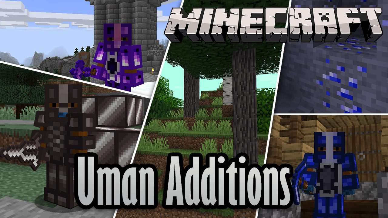 Uman Additions Mod 1.15.2 (New Armors, Weapons and Materials) 1