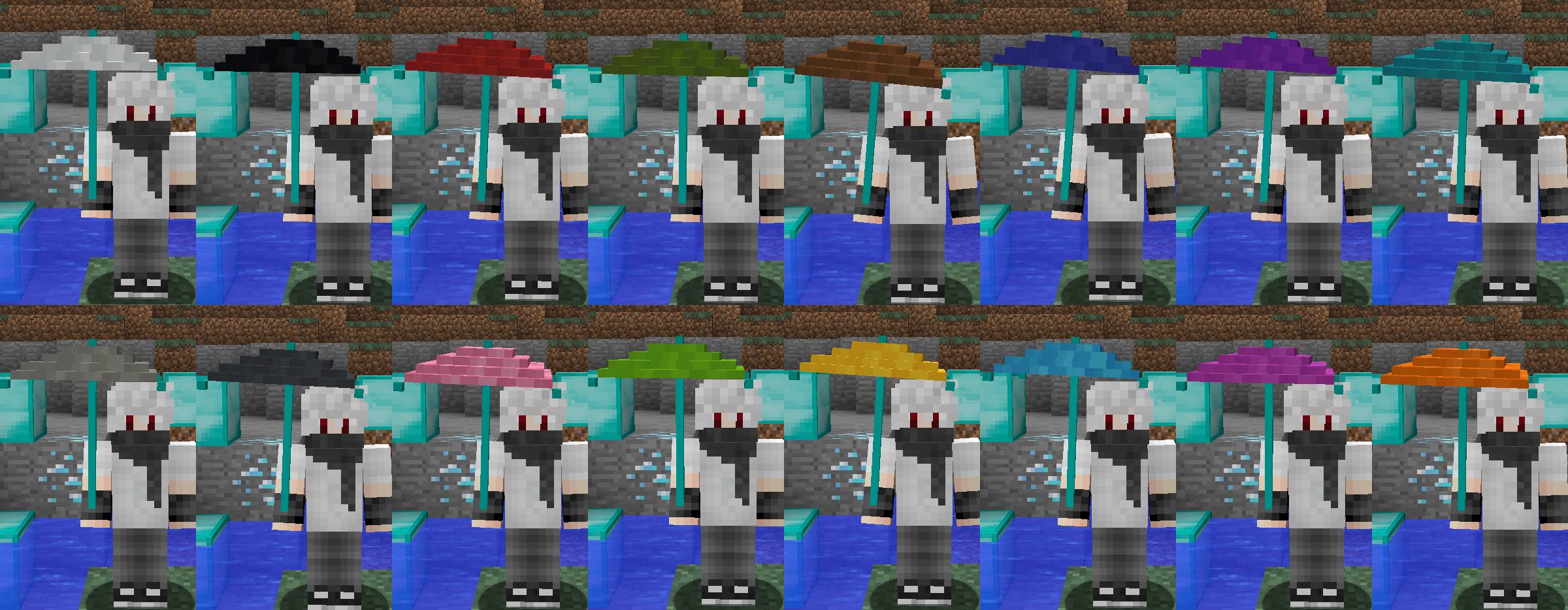 Vampires Need Umbrellas Mod (1.20.4, 1.19.4) - Protect Vampires from the Sun 4