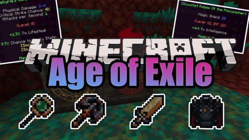 Age of Exile Mod 1.16.5, 1.16.1 (Adventurous, RPG, Looting) Thumbnail