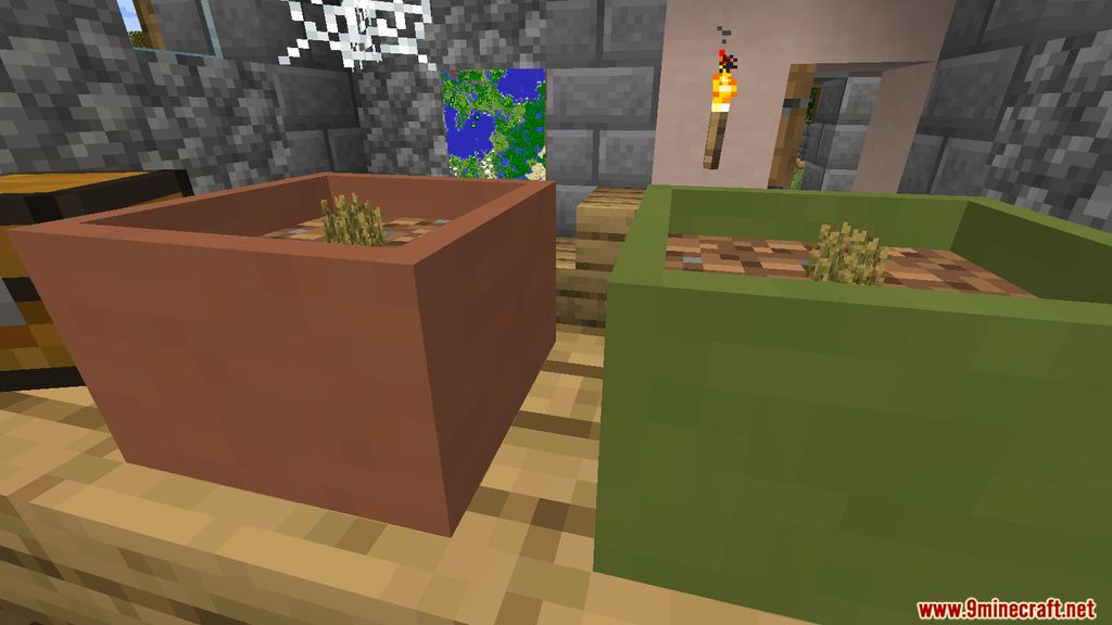 Botany Pots Mod (1.20.1, 1.19.4) - Growing In-house Flowers 2