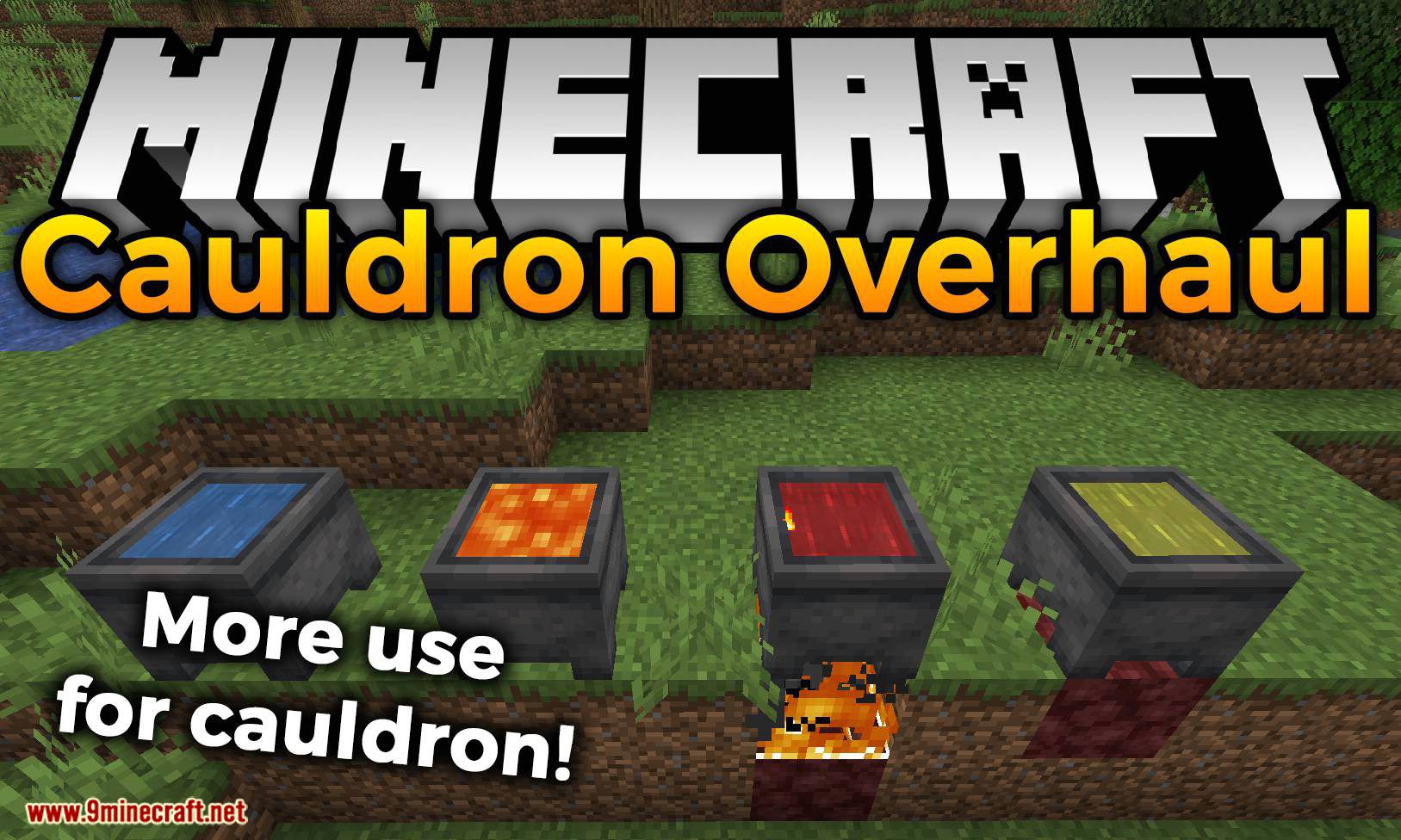 Cauldron Overhaul Mod 1.16.5, 1.15.2 (More Use for Cauldron) 1