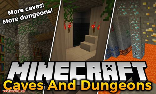 Caves And Dungeons Mod 1.12.2 (More Interesting Caves & Dungeons) Thumbnail