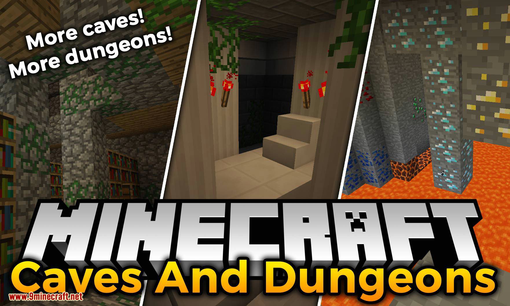 Caves And Dungeons Mod 1.12.2 (More Interesting Caves & Dungeons) 1