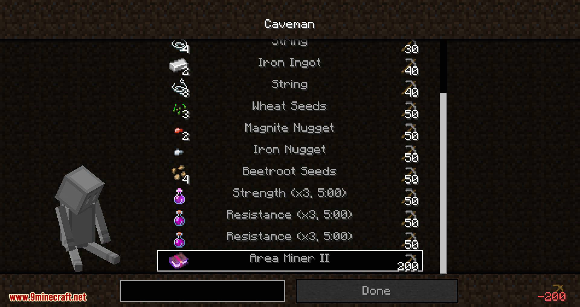 Cavern: Miner Mod 1.15.2 (Test Your Mining Skills) 10