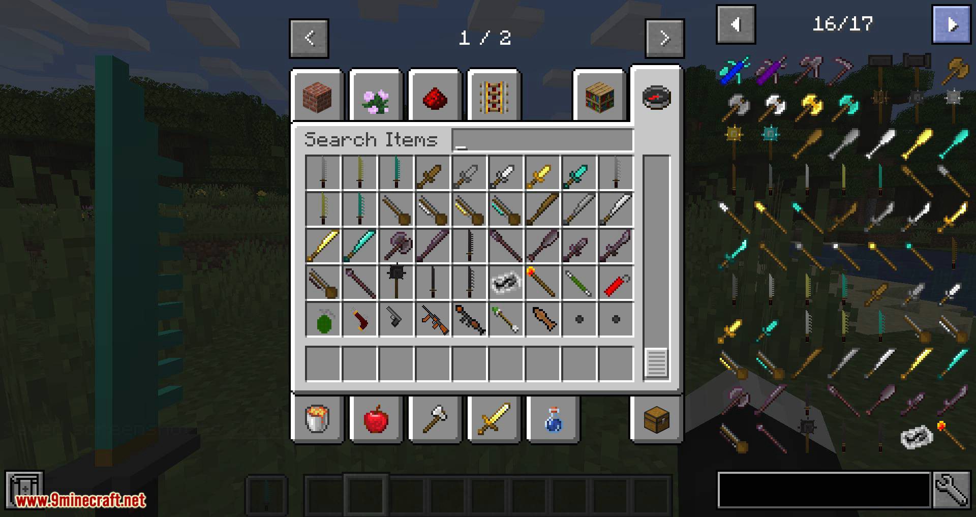 Extra Weapons Mod (1.18.2, 1.16.5) - Stone Age to Modern Age Weapons 8