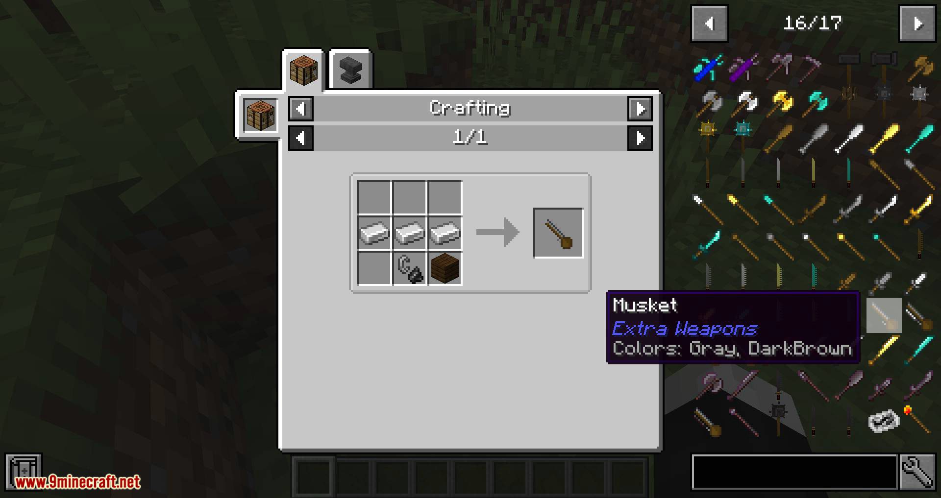 Extra Weapons Mod (1.18.2, 1.16.5) - Stone Age to Modern Age Weapons 15