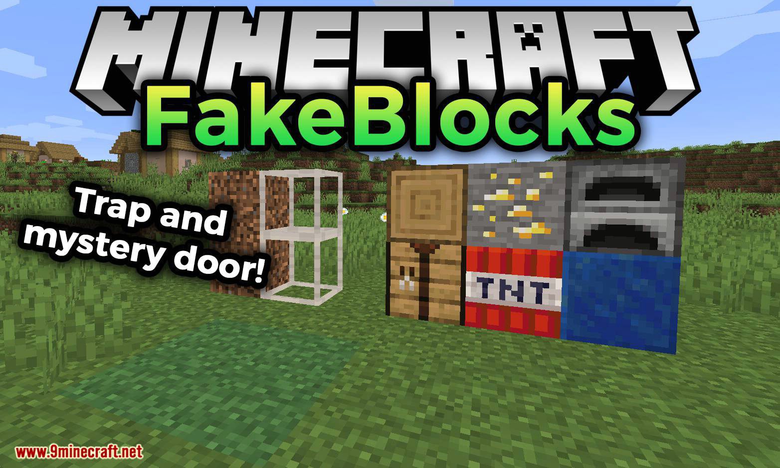 FakeBlocks Mod 1.16.5, 1.16.2 (Trap and Mystery Door) 1